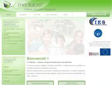 Tablet Screenshot of e-mediators.it